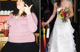 7 năm giảm béo để làm... cô dâu